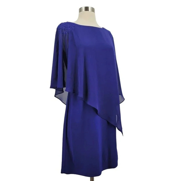 SL Fashions NY Women's Mother of the Bride Dress 9170368 in Iris SZ 10 NWT $119 - Picture 3 of 12